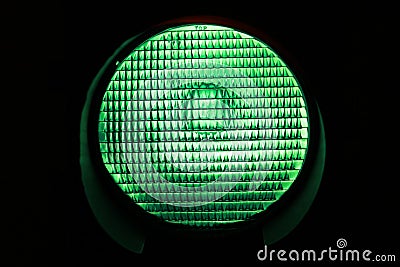 Green Light Stock Photo