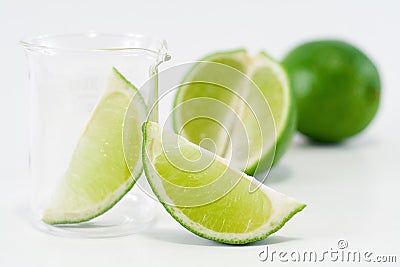 Green lime setup Stock Photo