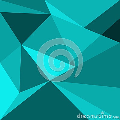 Green low poly design element background Vector Illustration