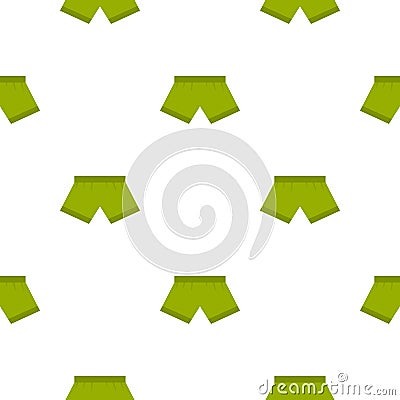 Green man boxer briefs pattern seamless Vector Illustration