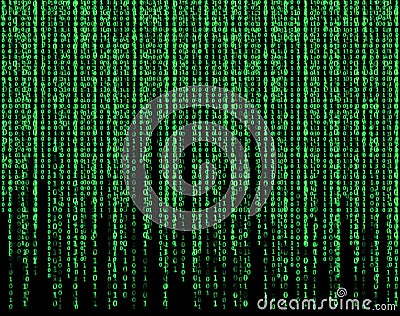 Green Matrix Stock Illustration - Image: 49825584