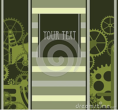 Green mechanism Vector Illustration