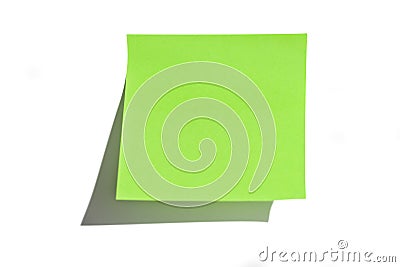 green memo stick Stock Photo