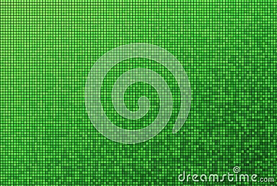 Green mosaic pattern Stock Photo