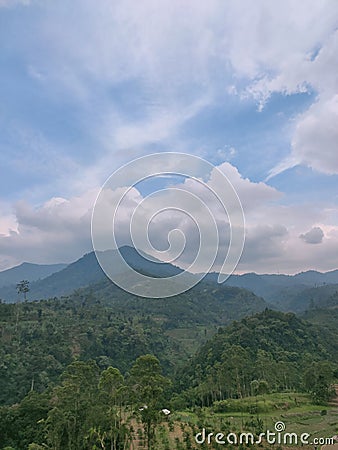 Green mountain Majalaya Stock Photo