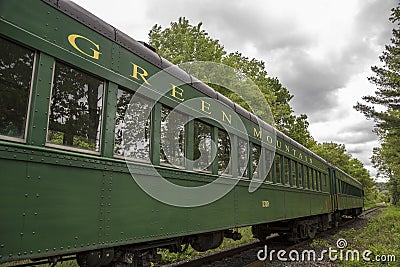 Green Mountain Railroad Editorial Stock Photo