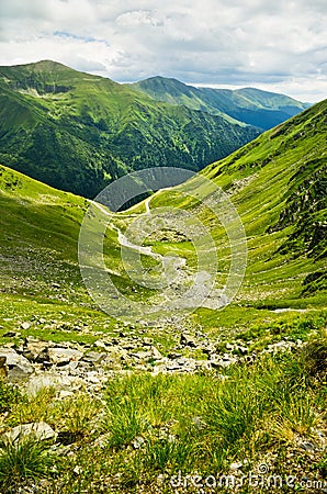 Green mountains Stock Photo