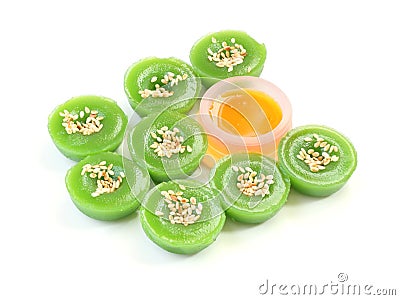 Green multiple scented sesame chinese Stock Photo