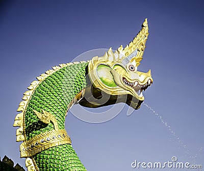 green naga Stock Photo