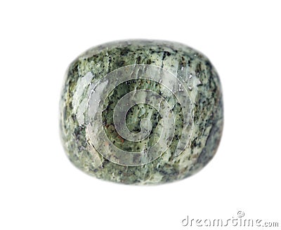 Green natural jasper stone Stock Photo