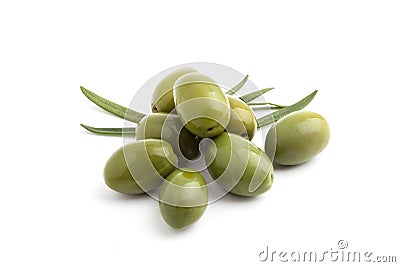 Green olives Stock Photo