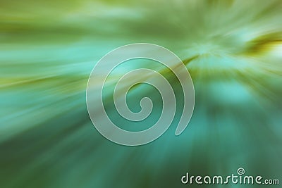 Green orange converging light rays abstract background Stock Photo