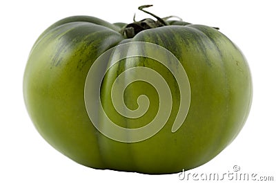 Green organic tomato Stock Photo