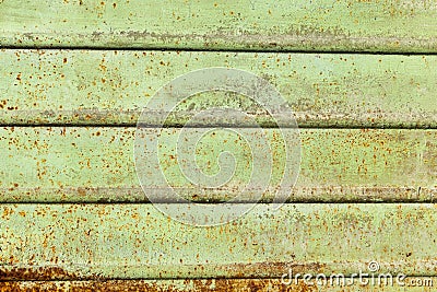 green-painted metal surface Stock Photo