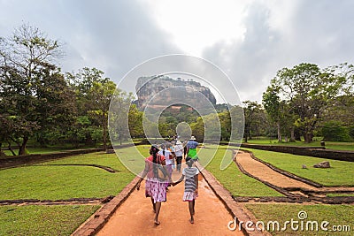 Green paradise in Sri Lanka Editorial Stock Photo