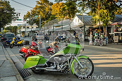 Green Parrot Bar - Key West, Florida Editorial Stock Photo