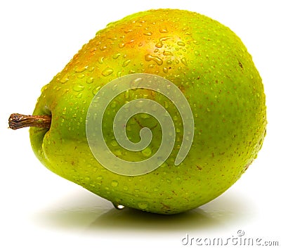 Green pear 4 Stock Photo