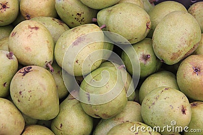 Green pears Stock Photo