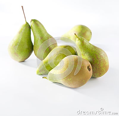 Green pears Stock Photo