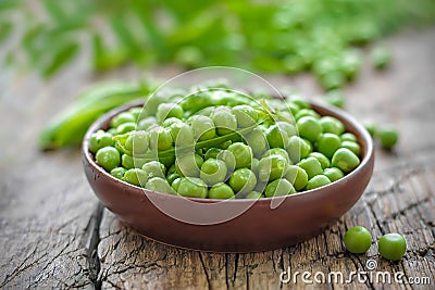 Green peas Stock Photo