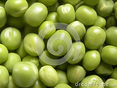 Green peas without pod Stock Photo