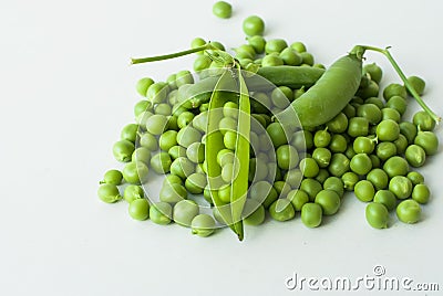 Green peas Stock Photo