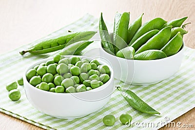 Green peas Stock Photo