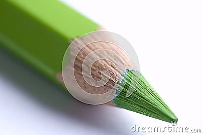 green pencil Stock Photo