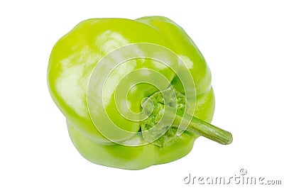 Fresh green pepper Stock Photo