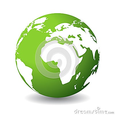 Green planet Vector Illustration