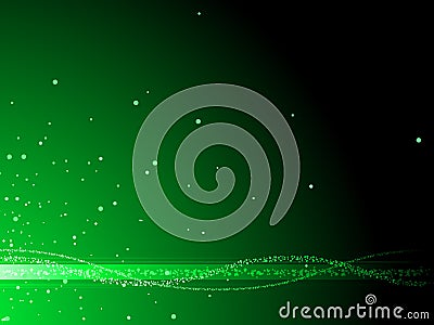 Green plasma background Vector Illustration