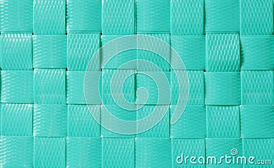Green plastic basketry textures and background Stock Photo