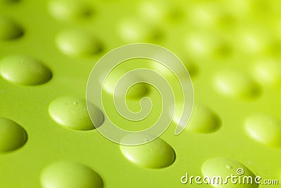 Green plastic surface Stock Photo