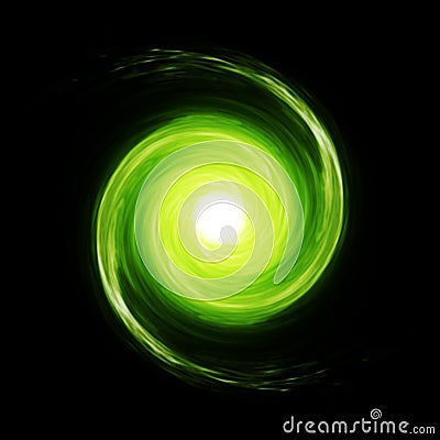 Green psychedelic space texture Stock Photo