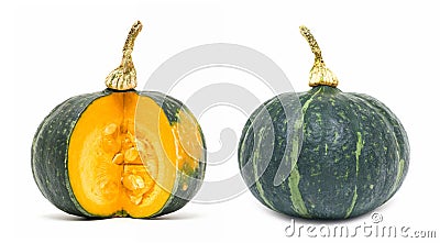 Green pumpkin Stock Photo