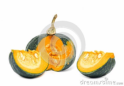 Green pumpkin Stock Photo