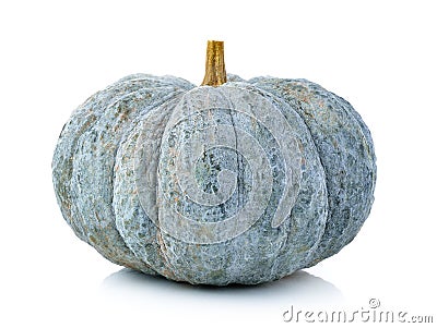 Green pumpkin isolated on white background Stock Photo