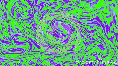 Green and Purple Complementary Swirl Abstract Background. Stock Photo