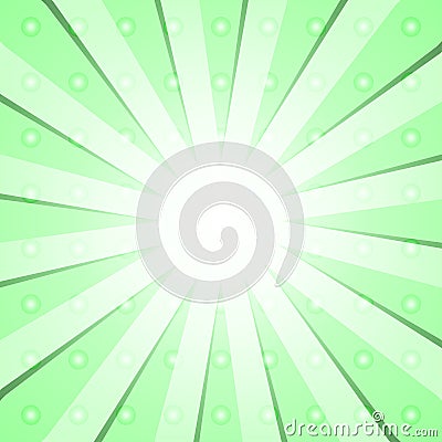 Green radial background Vector Illustration