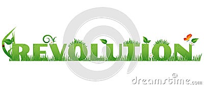 Green Revolution Vector Illustration