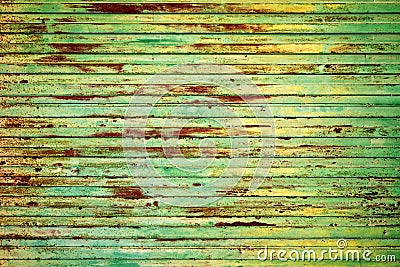 Green rusty metal background Stock Photo