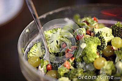 Green salad Stock Photo