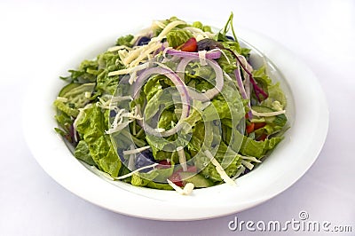 Green Salad Stock Photo