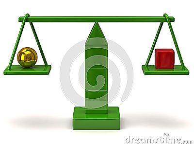 Green scales Stock Photo