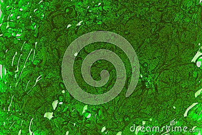 Green science fiction art abstract background Stock Photo