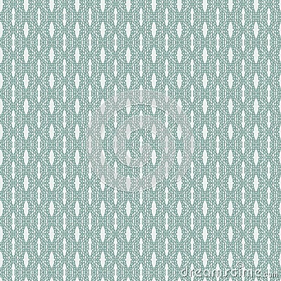 Green seamless lace texture vector pattern background. Surface pattern design for fabric, scrapbooking, wallpaper Vector Illustration