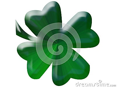 Green shamrock Stock Photo