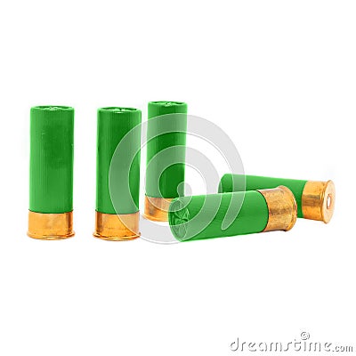 Green shotgun Stock Photo