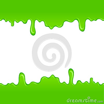 Green slime pattern Vector Illustration
