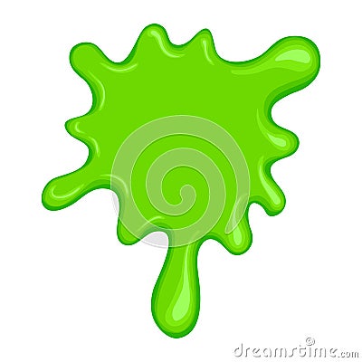 Green slime symbol Vector Illustration